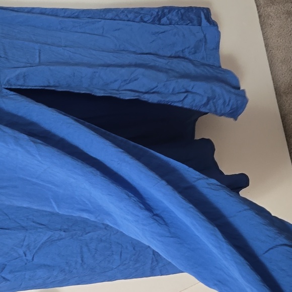 Women’s A New Day BLUE Flutter Ruffle Short Sleeve Maxi Dress Size M Spring NWT - Picture 5 of 9